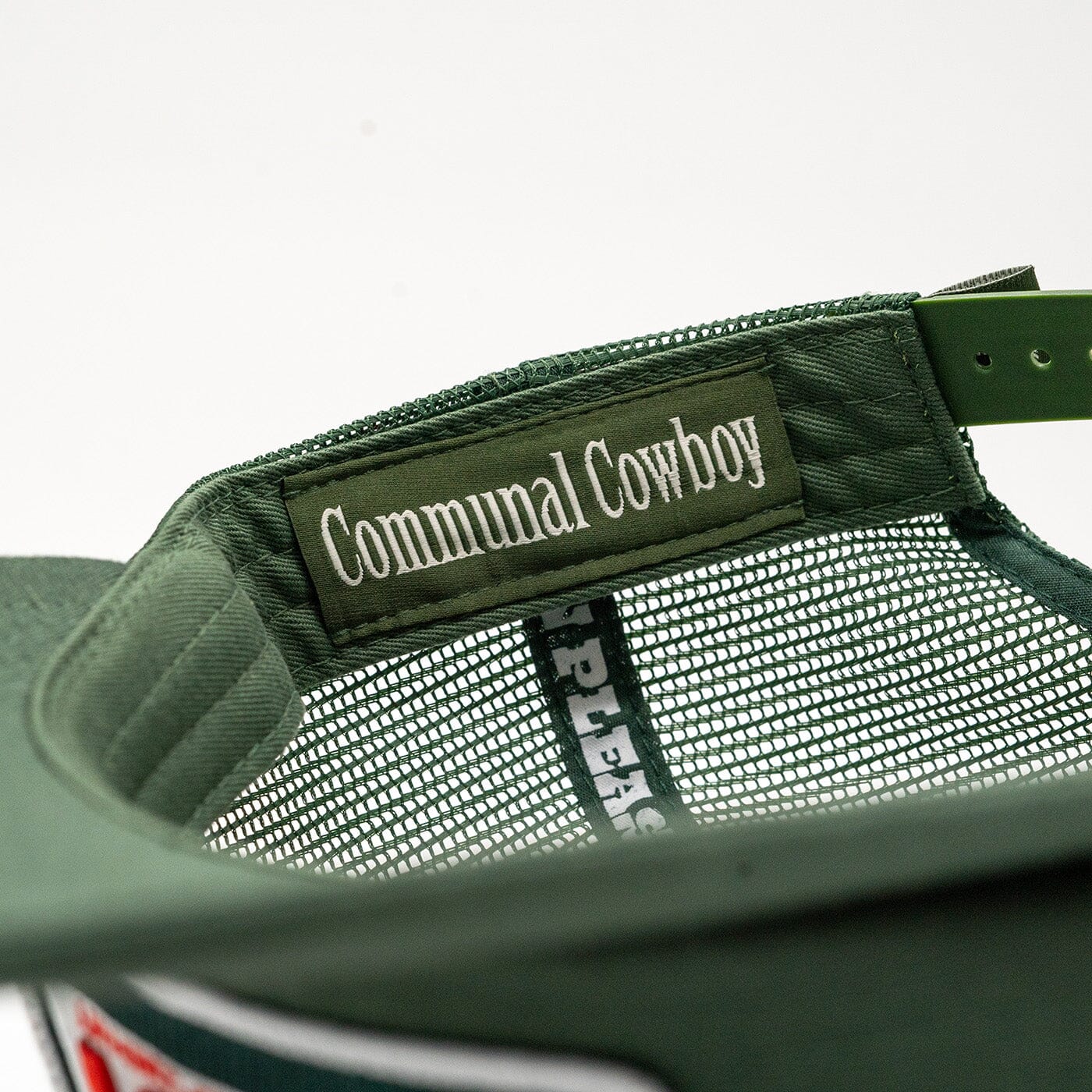 Cowboy Hemp Company Hat Inner Tag