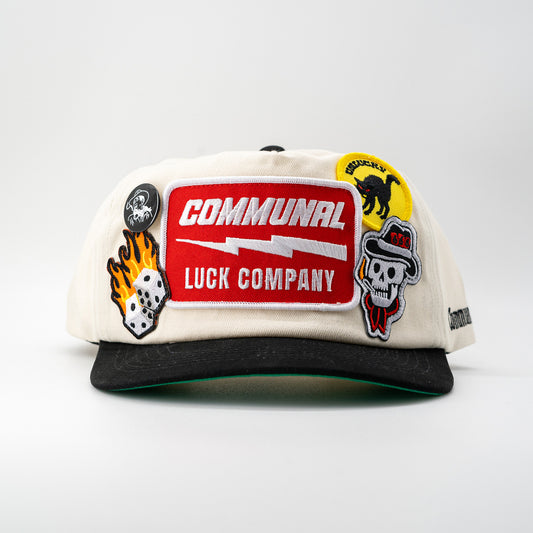 BAD LUCK PATCH COLLAGE HAT