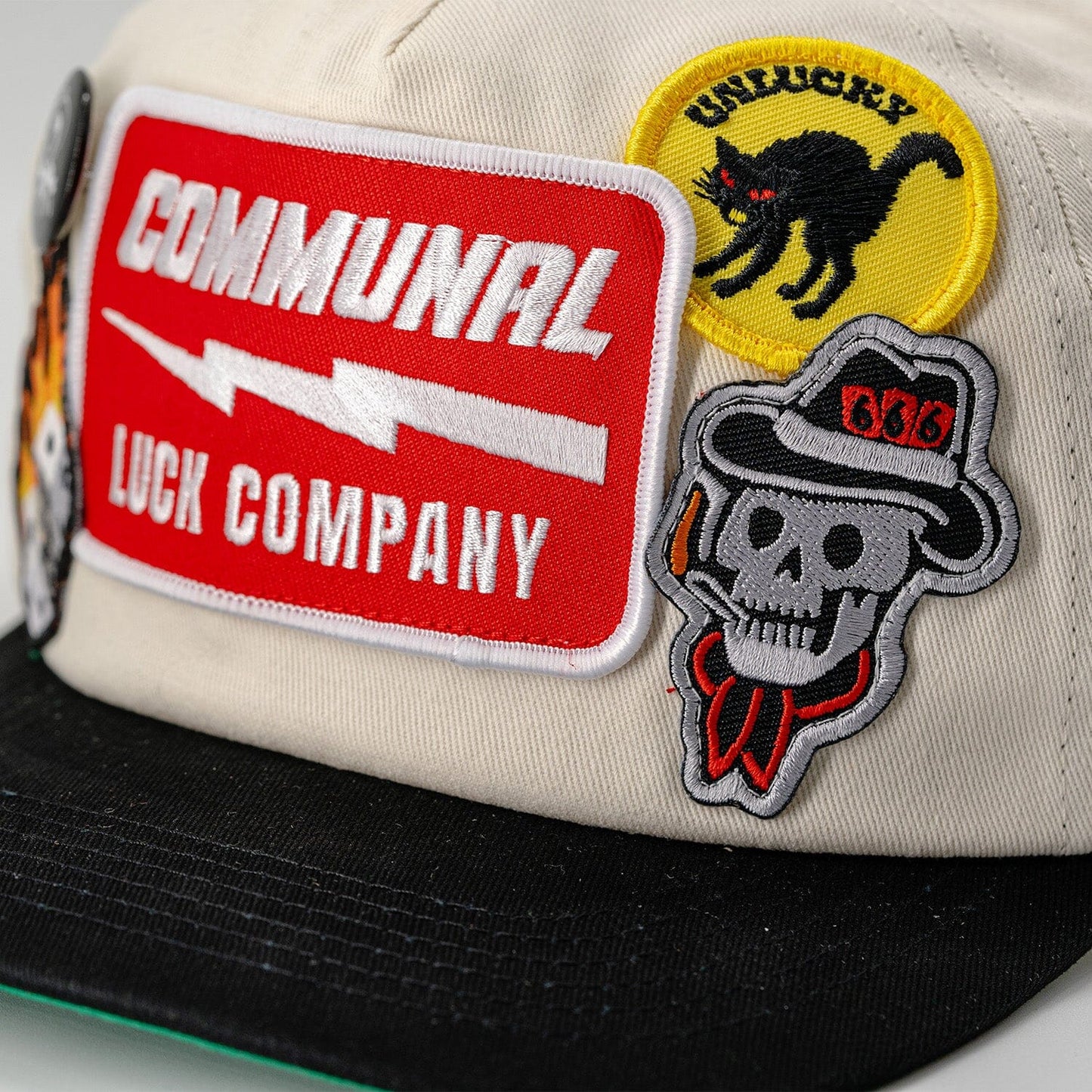 BAD LUCK PATCH COLLAGE HAT Communal Cowboy 