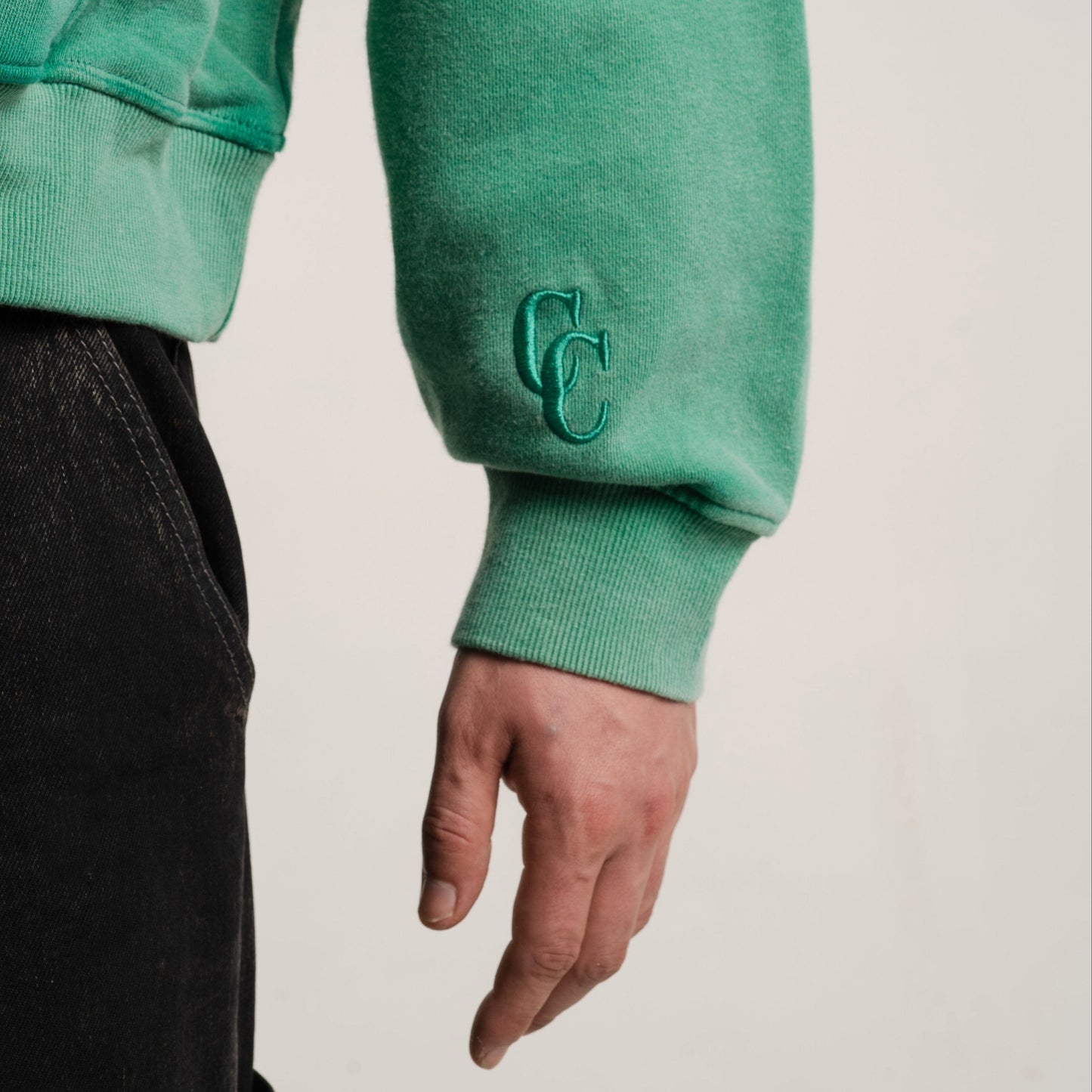 Classic Crop Hoodie Communal Cowboy 