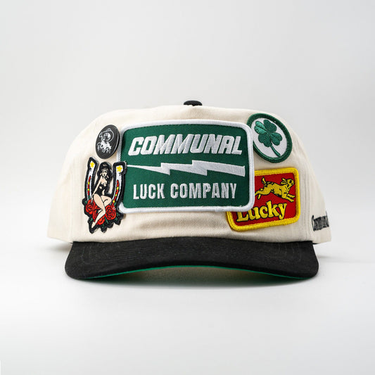 GOOD LUCK PATCH COLLAGE HAT Communal Cowboy 